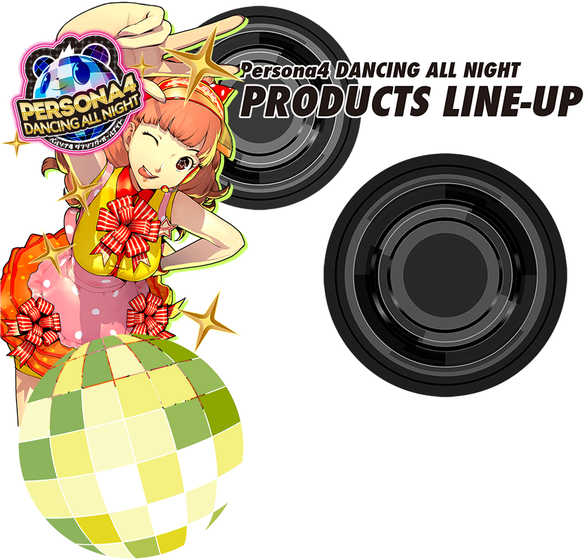 Persona4 DANCING ALL NIGHT PRODUCTS LINE-UP